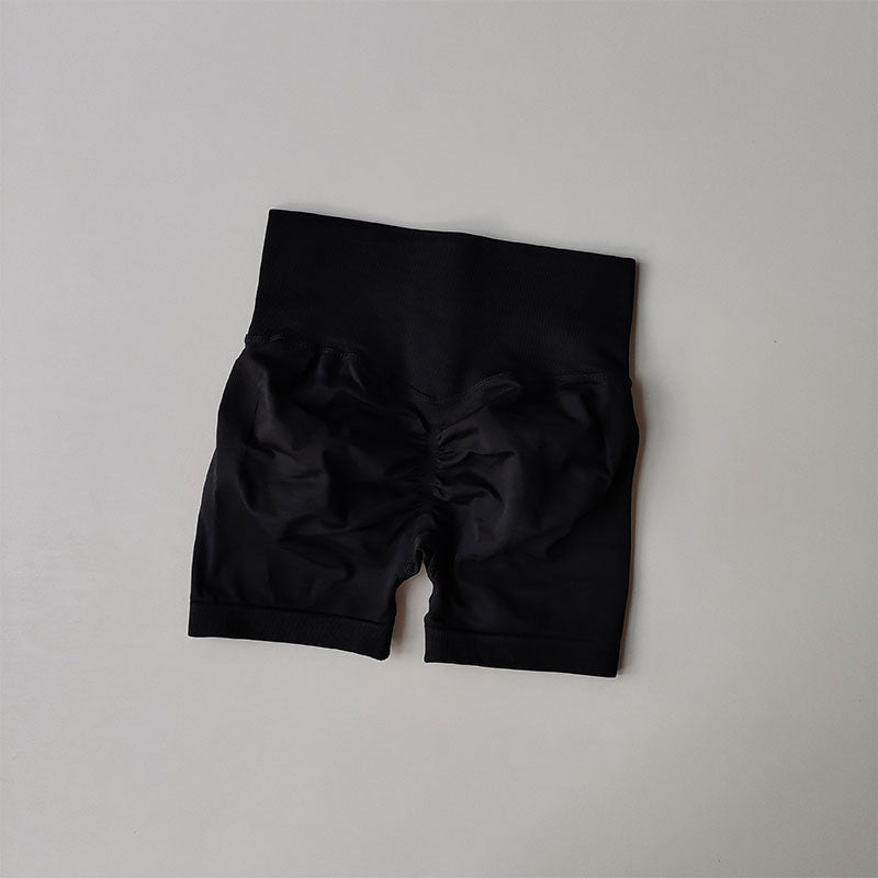 High-Waisted Sports Shorts for Yoga and Running