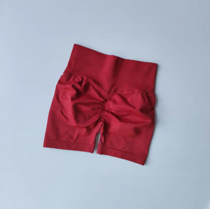 High-Waisted Sports Shorts for Yoga and Running