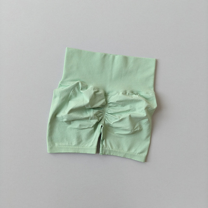 High-Waisted Sports Shorts for Yoga and Running