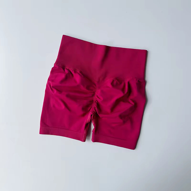 High-Waisted Sports Shorts for Yoga and Running