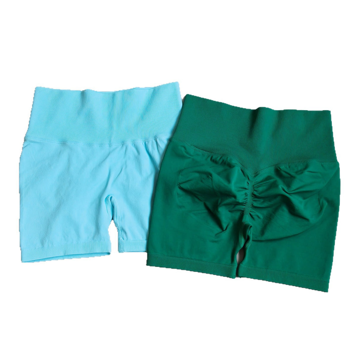 High-Waisted Sports Shorts for Yoga and Running