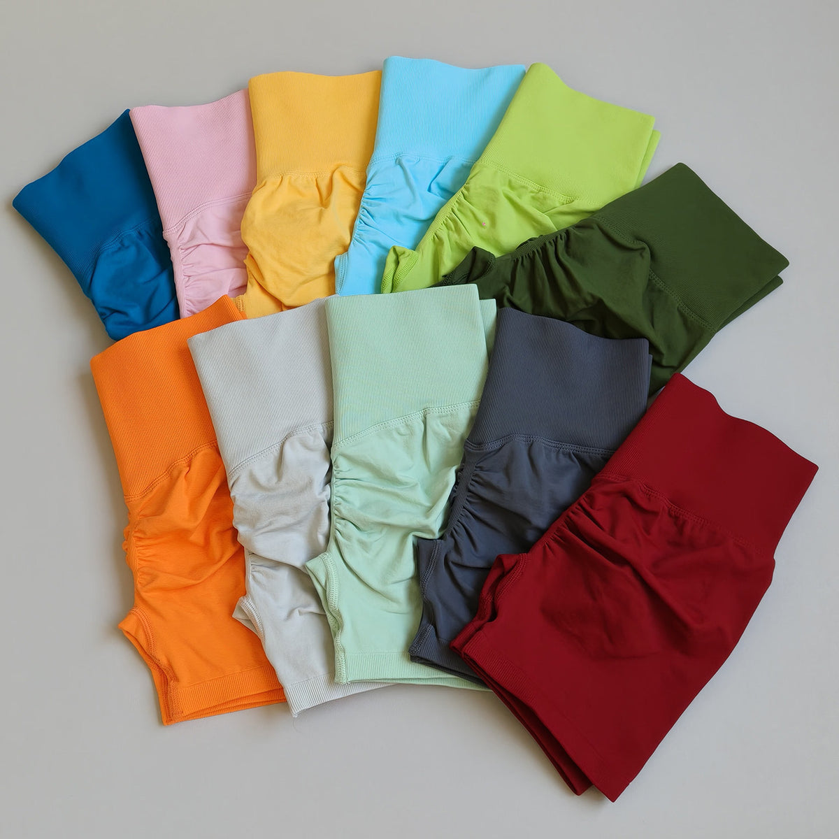 High-Waisted Sports Shorts for Yoga and Running