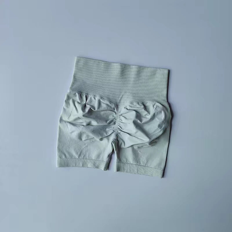High-Waisted Sports Shorts for Yoga and Running