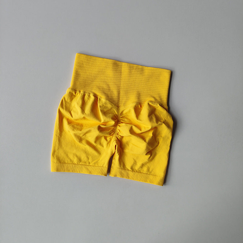 High-Waisted Sports Shorts for Yoga and Running