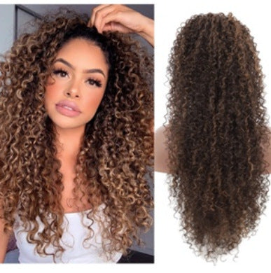 Curly Wig with Rose Net
