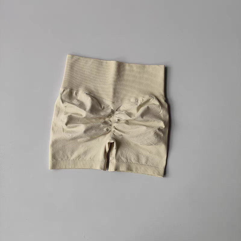 High-Waisted Sports Shorts for Yoga and Running