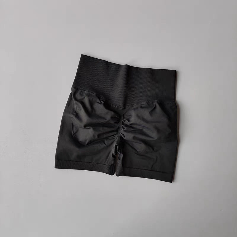 High-Waisted Sports Shorts for Yoga and Running