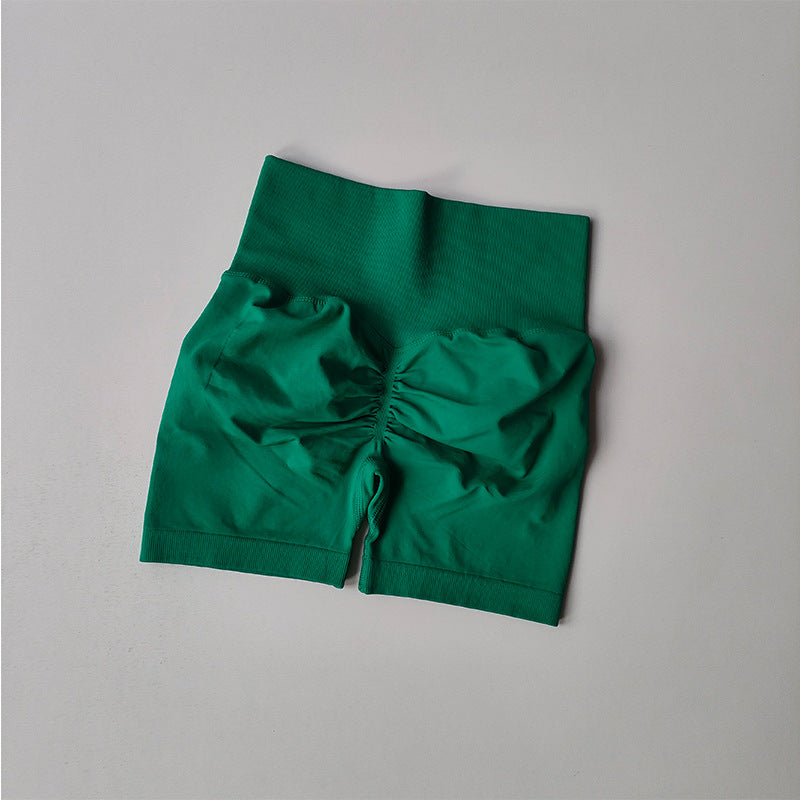 High-Waisted Sports Shorts for Yoga and Running