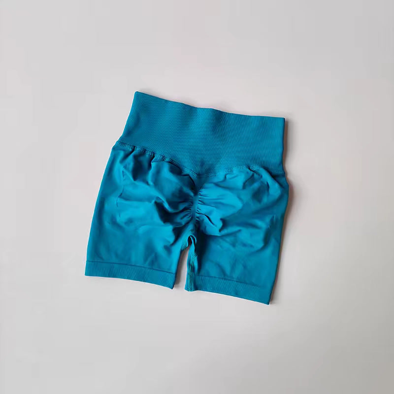 High-Waisted Sports Shorts for Yoga and Running