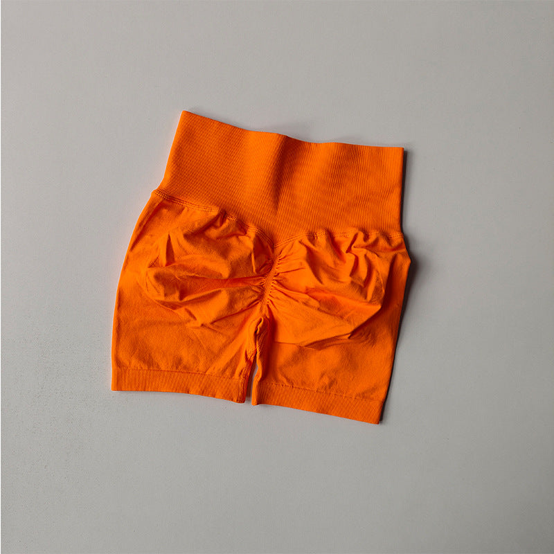 High-Waisted Sports Shorts for Yoga and Running